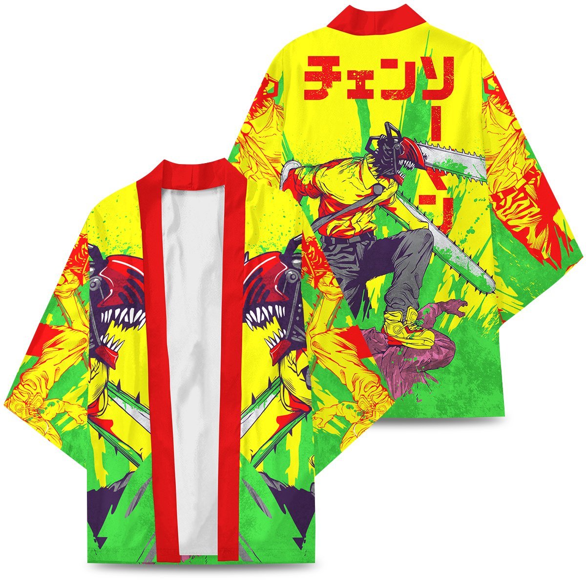 Chainsaw Man Kimono FDM3107 S Official Anime Kimono Merch