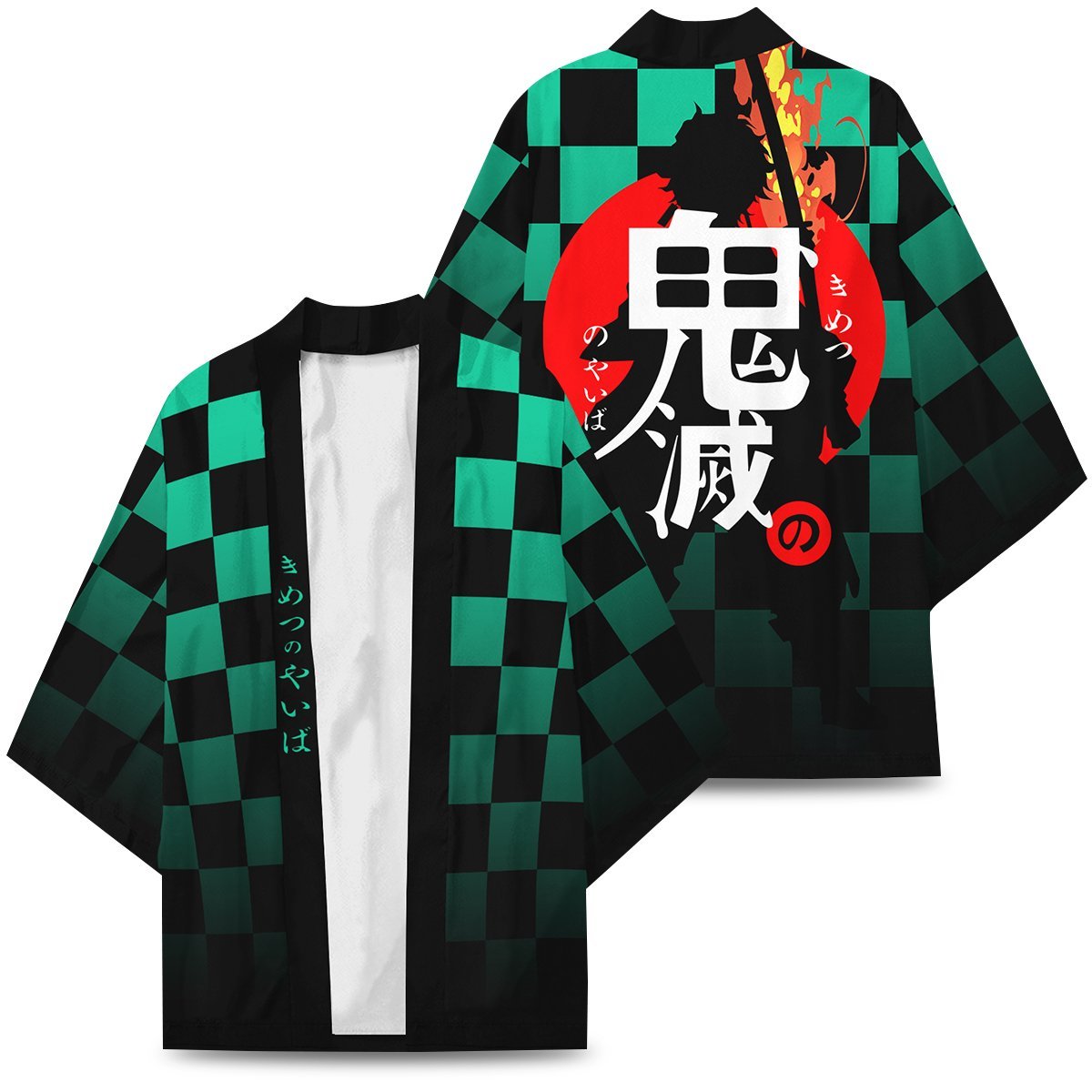 Kimetso No Yaiba Tanjiro Kimono FDM3107 S Official Anime Kimono Merch