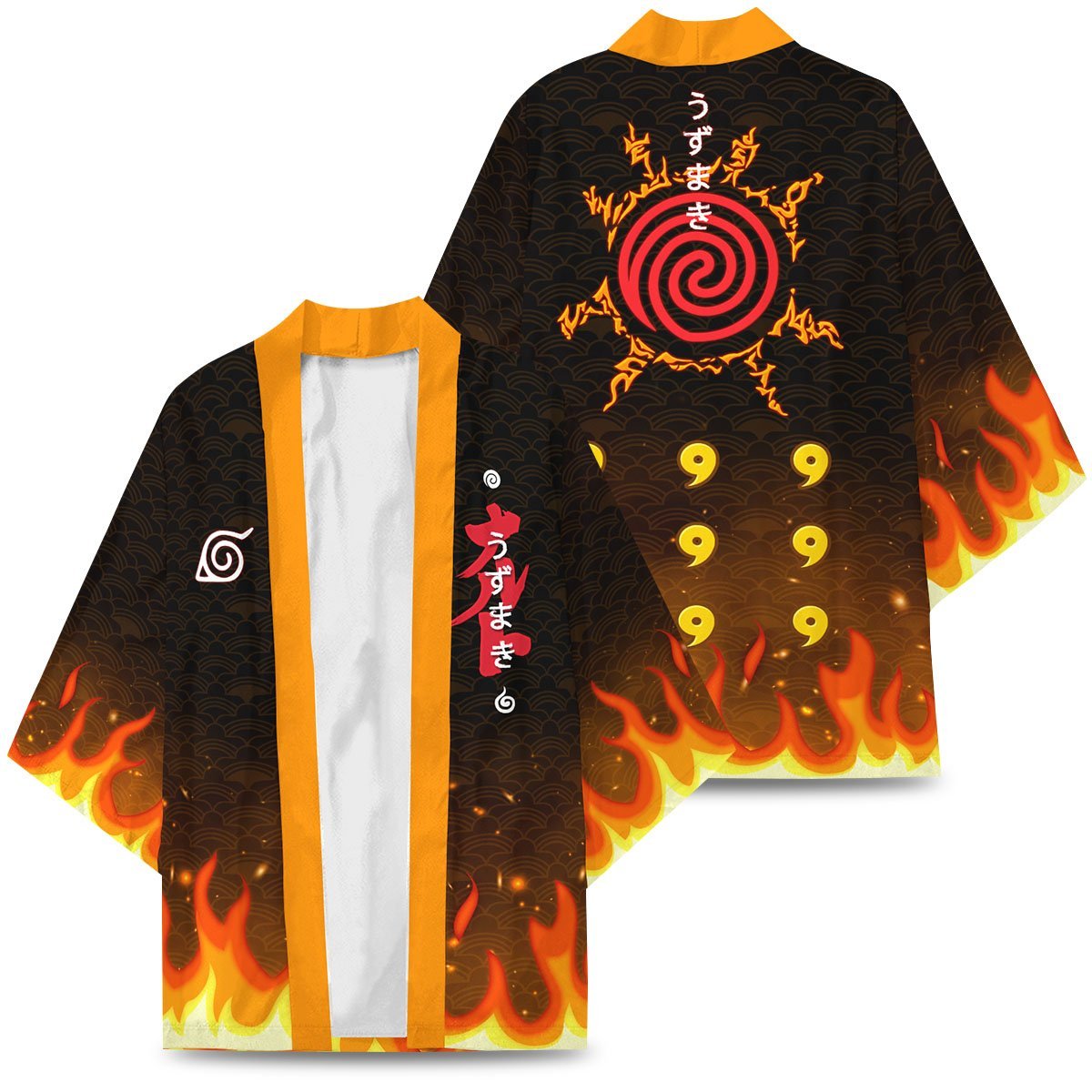 Uzumaki Biểu tượng Kimono FDM3107 S Official Anime Kimono Merch
