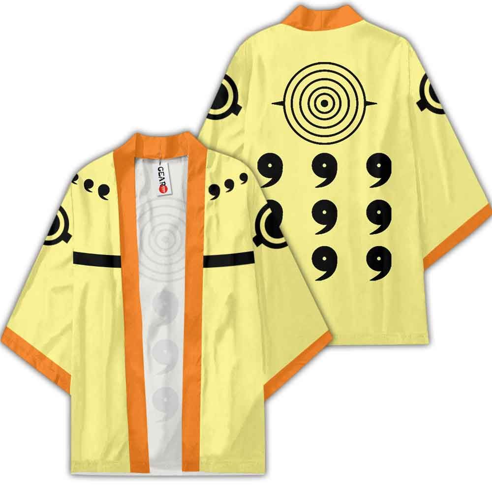 Naruto Bijuu Kimono Uniform Anime Naruto Merch Clothes GOT1308 Unisex / S Official Anime Kimono Merch