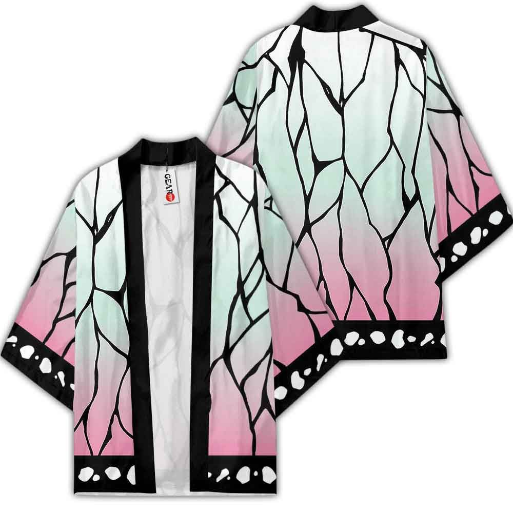 Shinobu Kimono Đồng phục Anime Demon Slayer Merch Quần áo GOT1308 Unisex / S Official Anime Kimono Merch