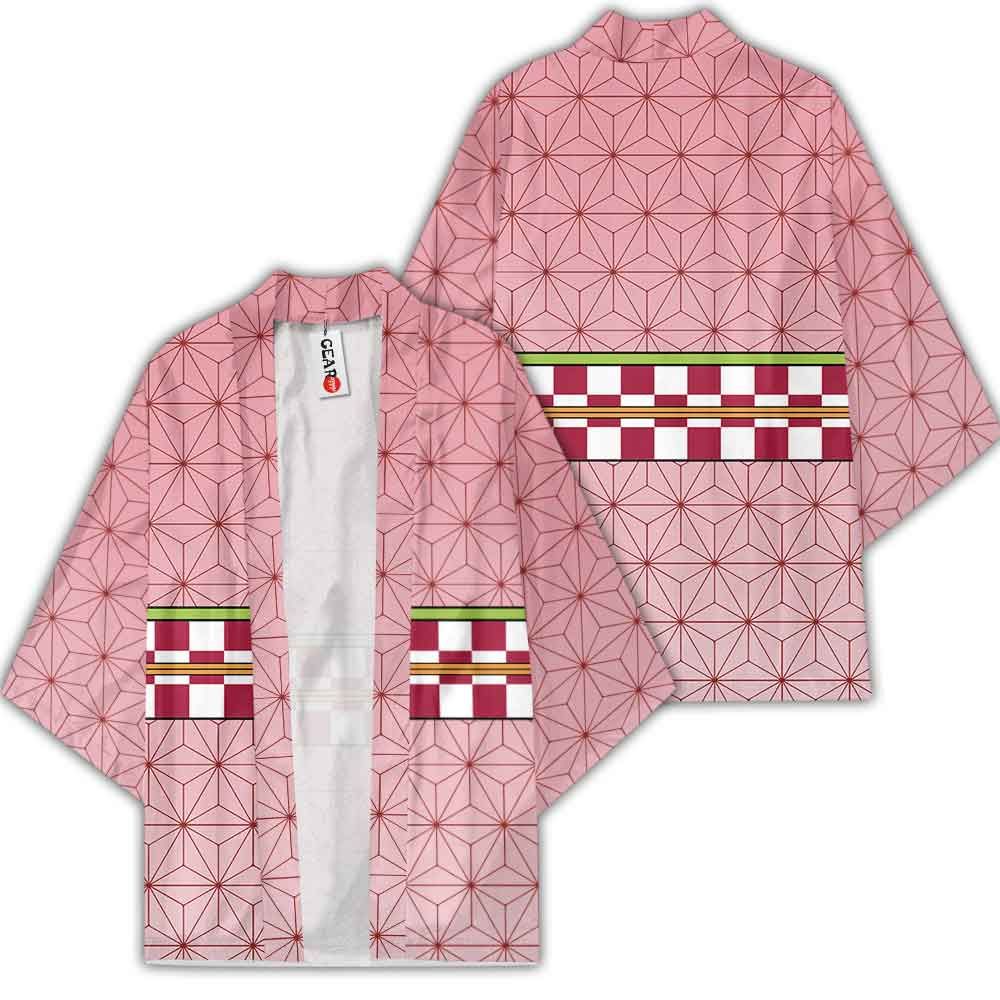 Nezuko Kimono Uniform Anime Demon Slayer Merch Clothes GOT1308 Unisex / S Official Anime Kimono Merch