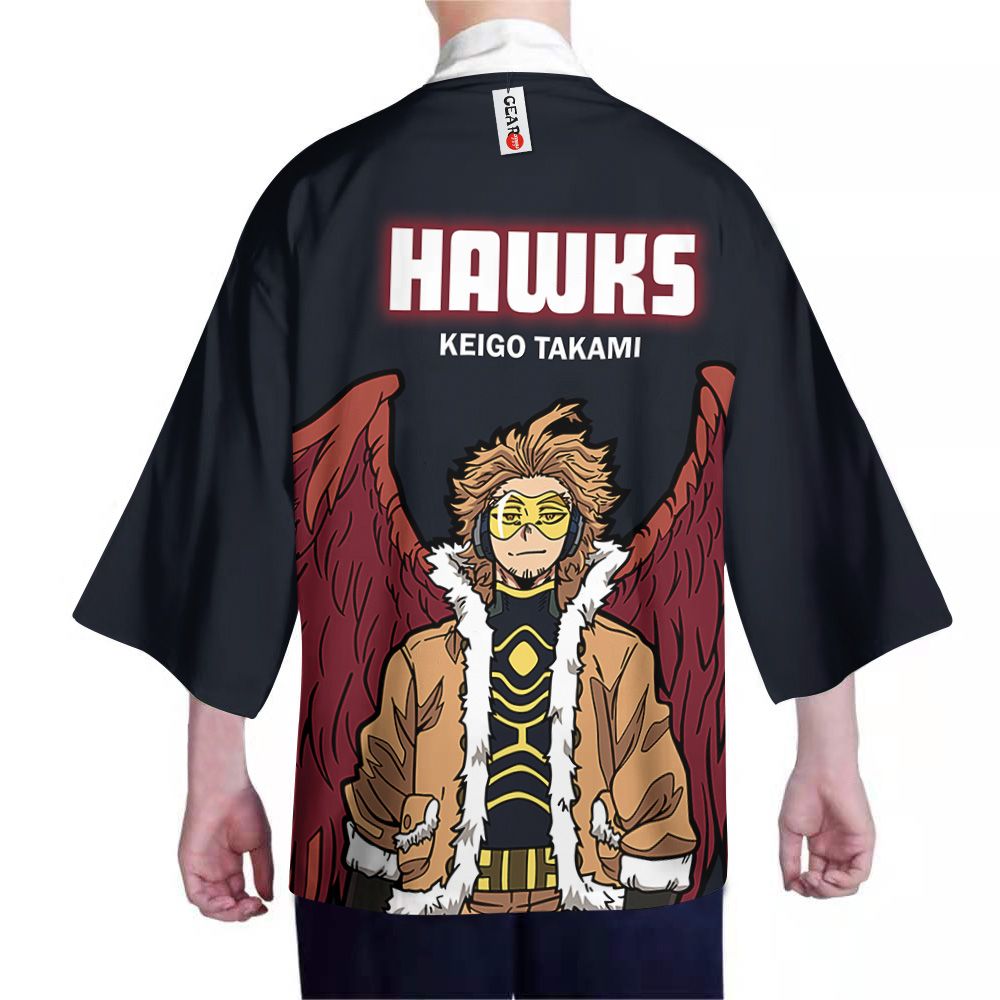 Keigo Takami Hawks Kimono Custom Anime My Hero Academia Merch Clothes GOT1308 Unisex / S Official Anime Kimono Merch