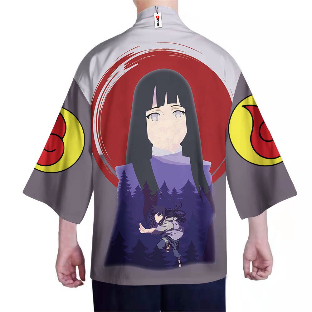 Hinata Hyuga Kimono Custom Anime Naruto Merch Clothes GOT1308 Unisex / S Official Anime Kimono Merch