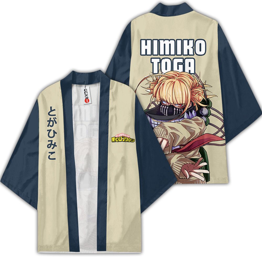 Himimo Toga Kimono Custom Anime My Hero Academia Merch Clothes GOT1308 Unisex / S Official Anime Kimono Merch