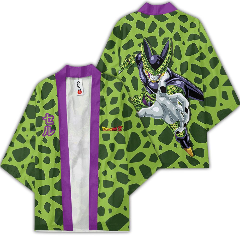 Perfect Cell Kimono Custom Anime Dragon Ball Z Merch Clothes GOT1308 Unisex / S Official Anime Kimono Merch