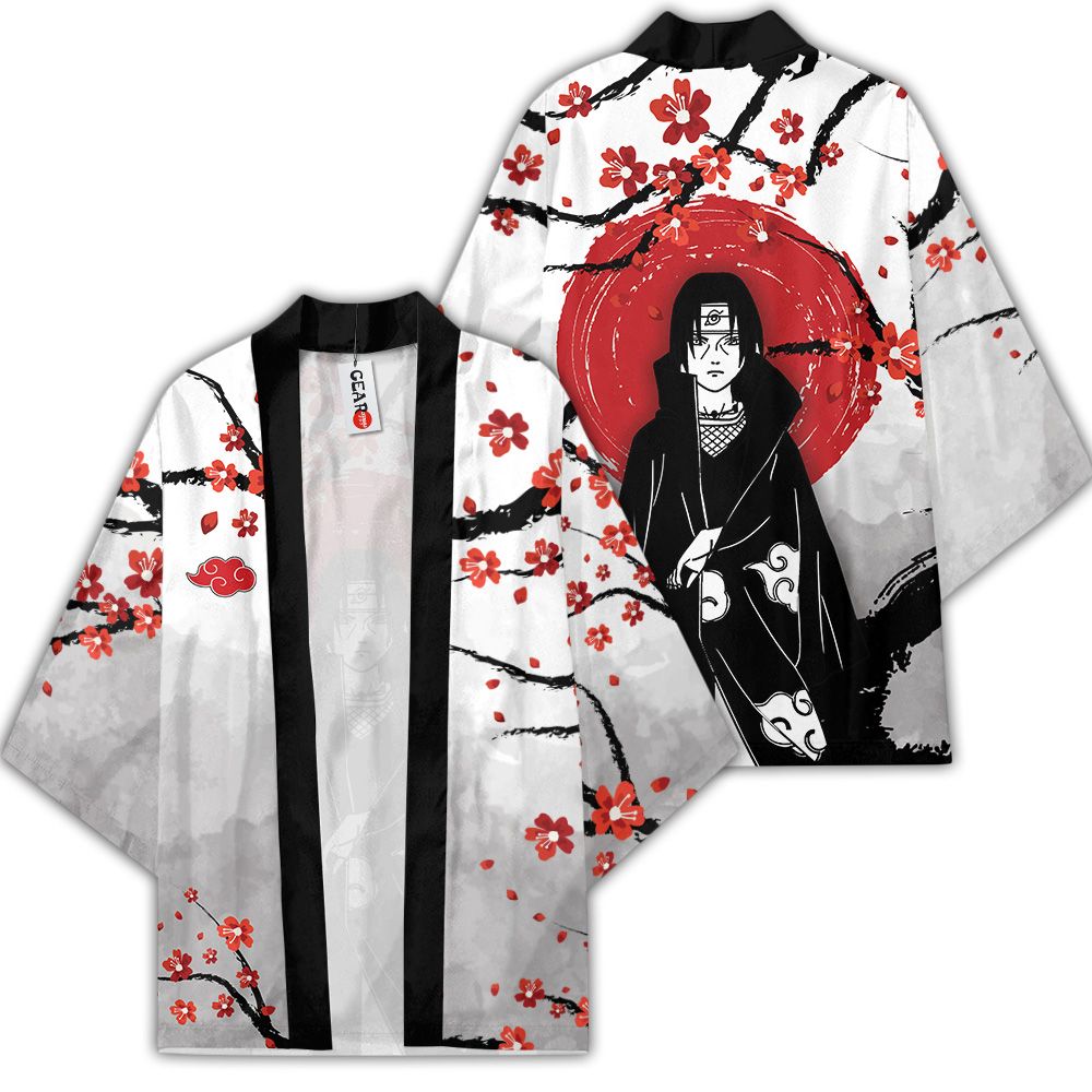 Itachi Kimono Custom Japan Style Anime Naruto Merch Clothes GOT1308 Unisex / S Official Anime Kimono Merch