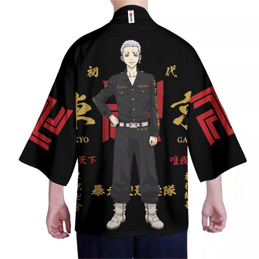 Takashi Mitsuya Kimono Custom Anime Tokyo Revengers Merch Quần áo GOT1308 Unisex / S Official Anime Kimono Merch