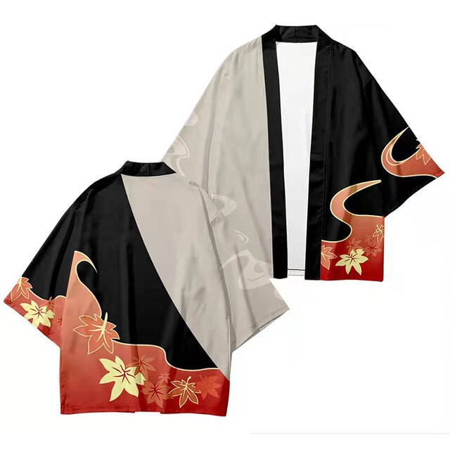 Game Genshin Impact Xiao Kaedehara Kazuha Barbatos Venti Klee Haori Kimono Cosplay Costumes Coat Shirt Adult 11.jpg 640x640 11 - Anime Kimono