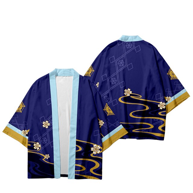 Game Genshin Impact Xiao Kaedehara Kazuha Barbatos Venti Klee Haori Kimono Cosplay Costumes Coat Shirt Adult 12.jpg 640x640 12 - Anime Kimono