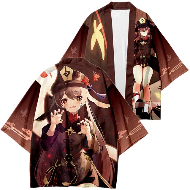 Game Genshin Impact Xiao Kaedehara Kazuha Barbatos Venti Klee Haori Kimono Cosplay Costumes Coat Shirt Adult 15.jpg 640x640 15 - Anime Kimono