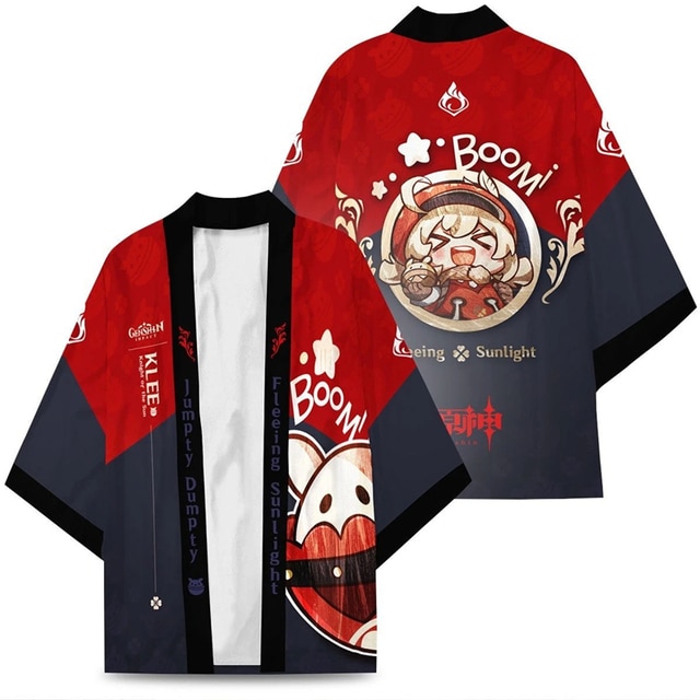 Game Genshin Impact Xiao Kaedehara Kazuha Barbatos Venti Klee Haori Kimono Cosplay Costumes Coat Shirt Adult 8.jpg 640x640 8 - Anime Kimono