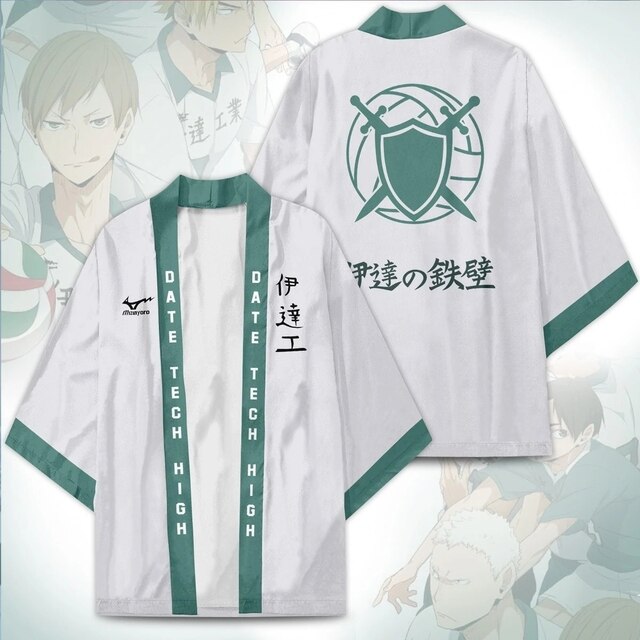 New Anime Haikyuu Shoyo Hinata Kimono Oikawa Tooru Cosplay Costumes Jacket Teens Haori Cardigan Cloak - Anime Kimono