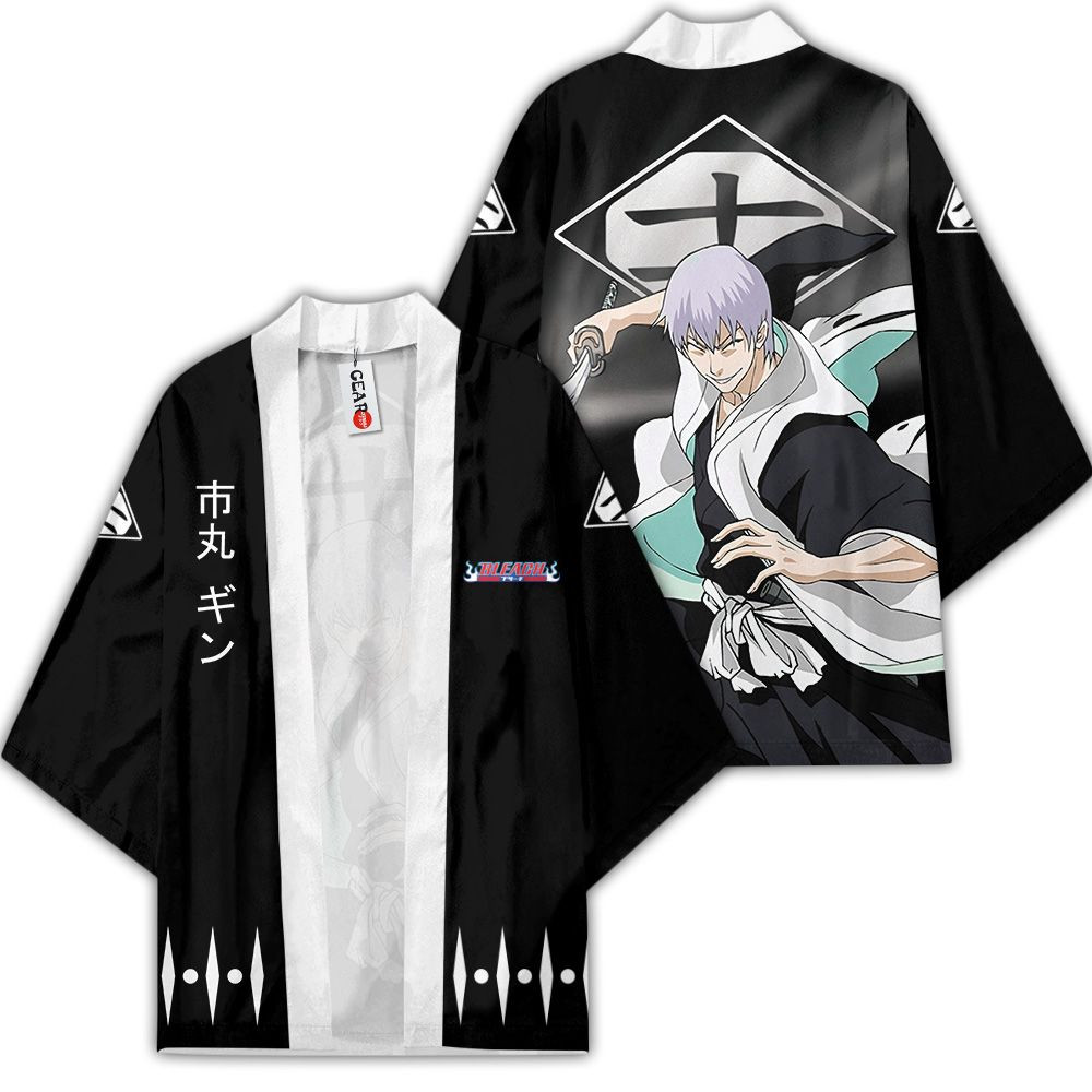 Gin Ichimaru Kimono Shirts Custom BL