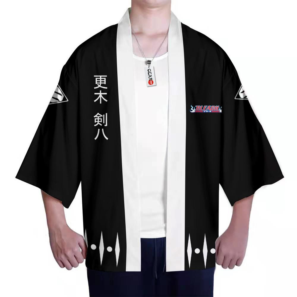 Kenpachi Zaraki Kimono Shirts Custom BL