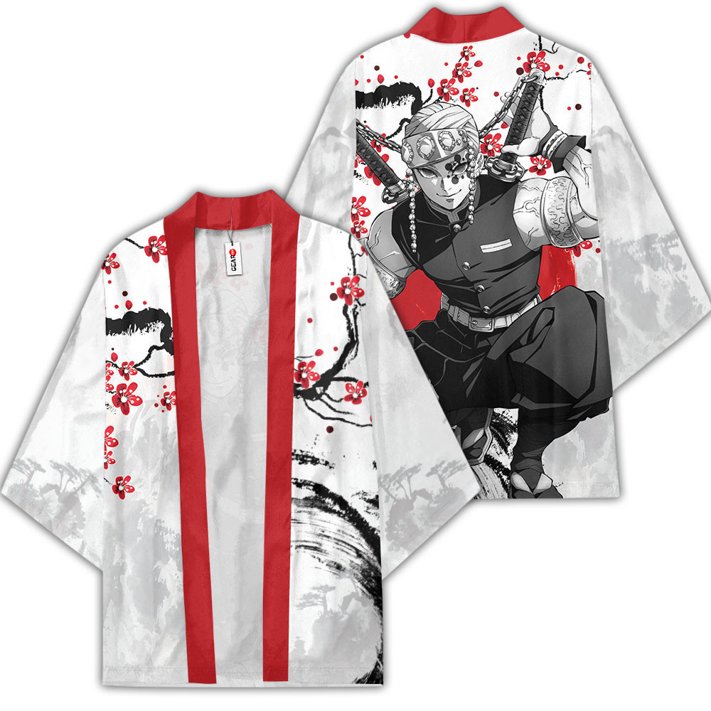Tengen Uzui Kimono Shirts Custom Haori Japan Style