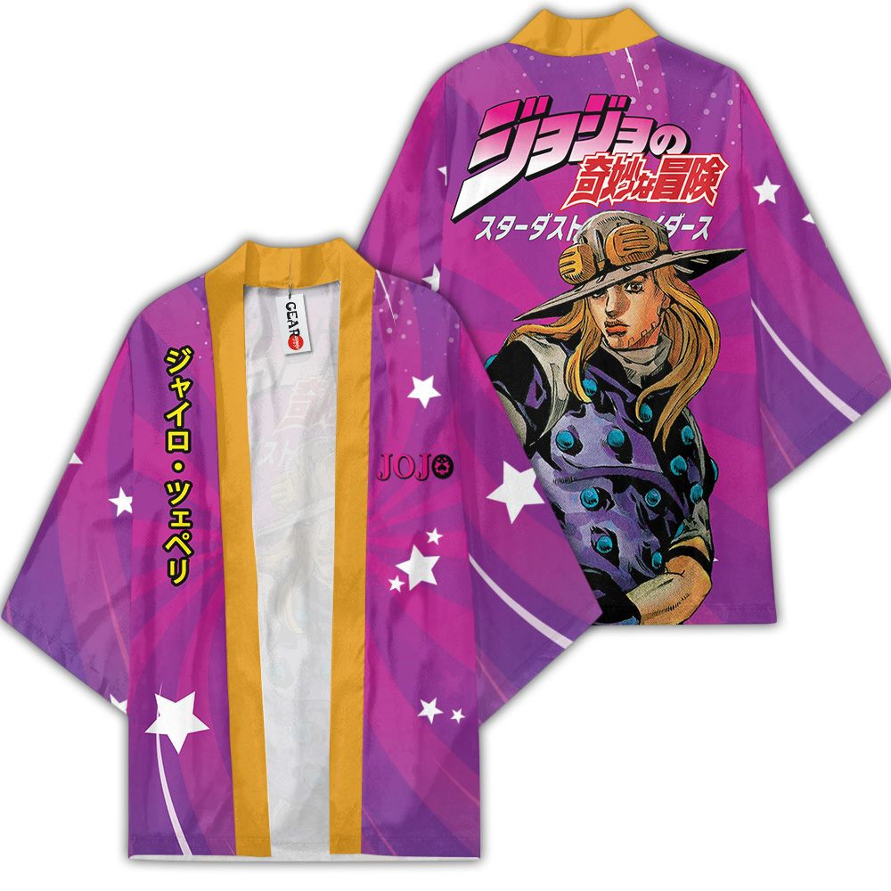 Gyro Zeppeli Kimono Shirts Custom JJBAs