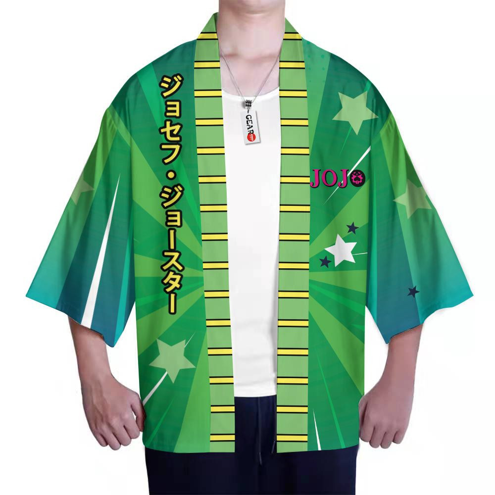 Joseph Joestar Kimono Shirts JJBAs