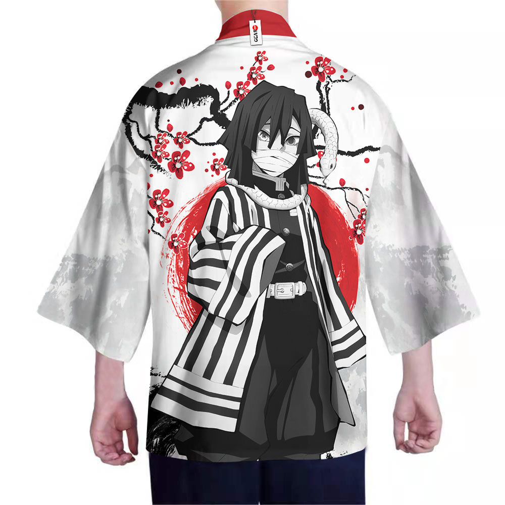 Obanai Iguro Kimono Shirts Custom Haori Japan Style