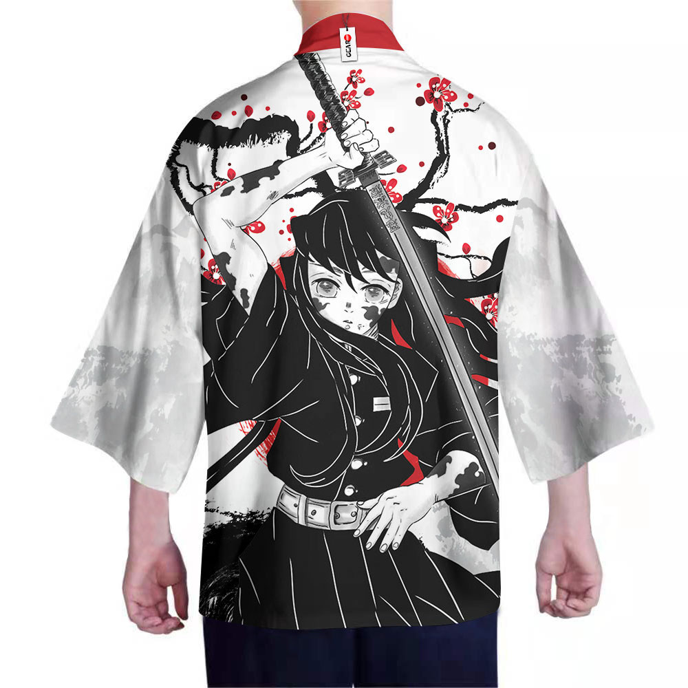 Muichiro Tokito Kimono Shirts Custom Haori Japan Style