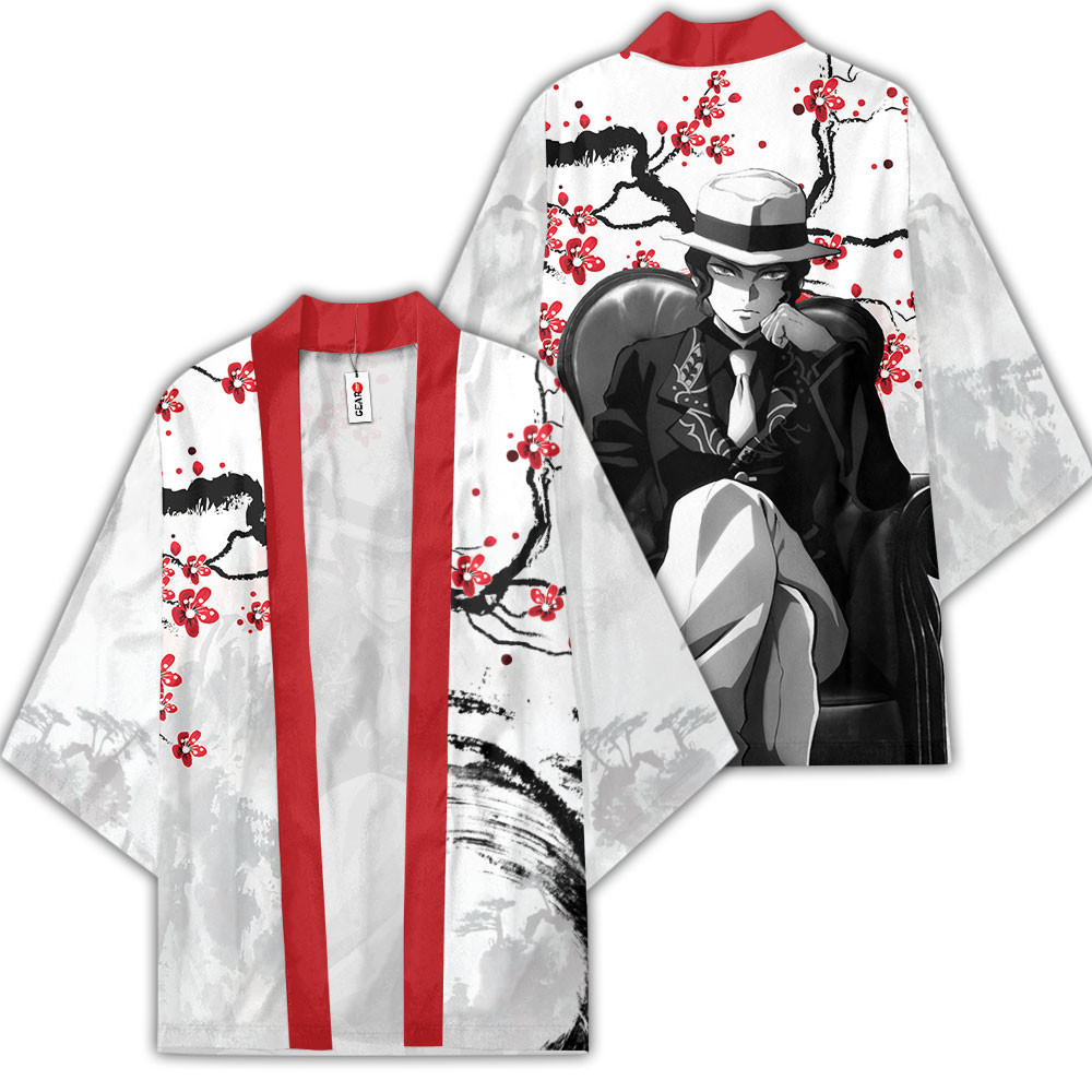 Muzan Kibutsuji Kimono Shirts Custom Haori Japan Style