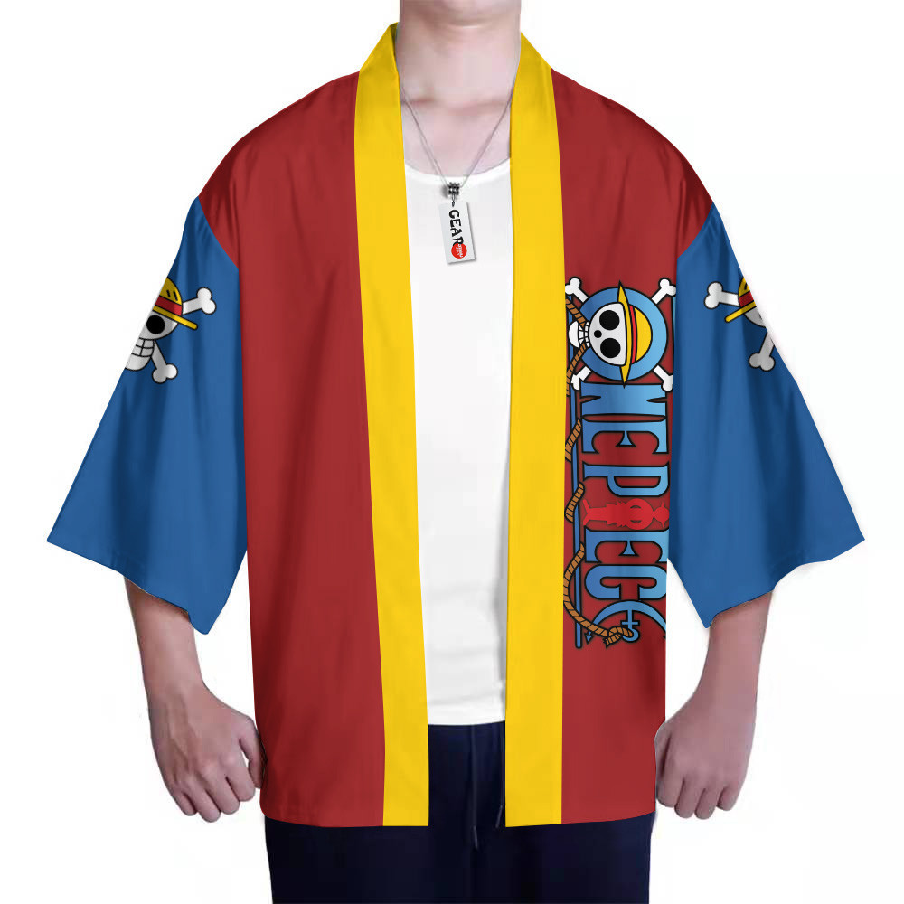 Luffy Gear 5 Kimono Shirts Custom Haori